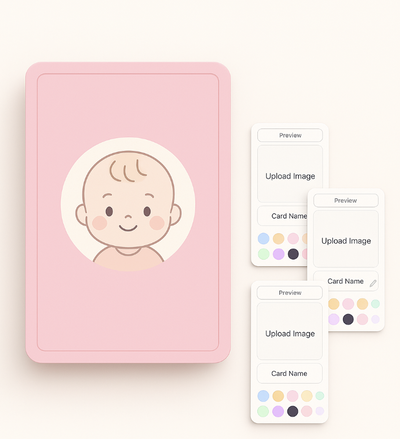 Customisable Flash Cards - Deck of 4